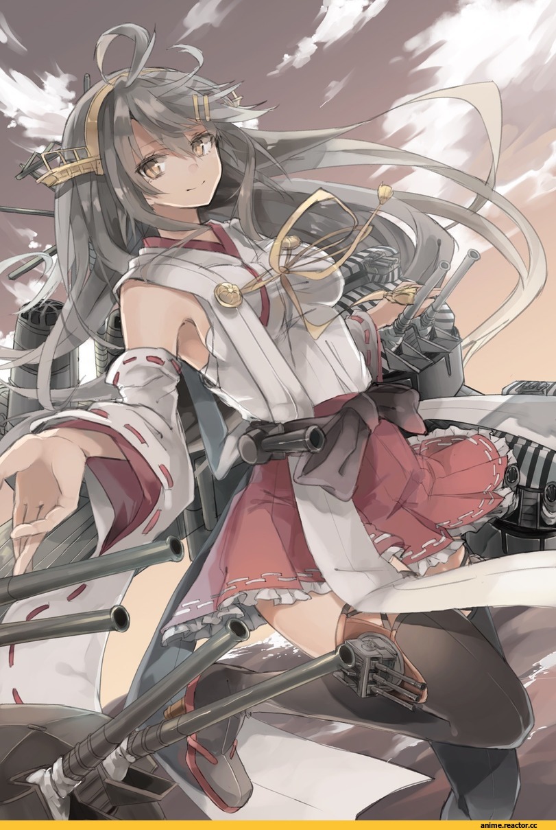 Haruna (Kantai Collection), Kantai Collection, chibirisu, Anime