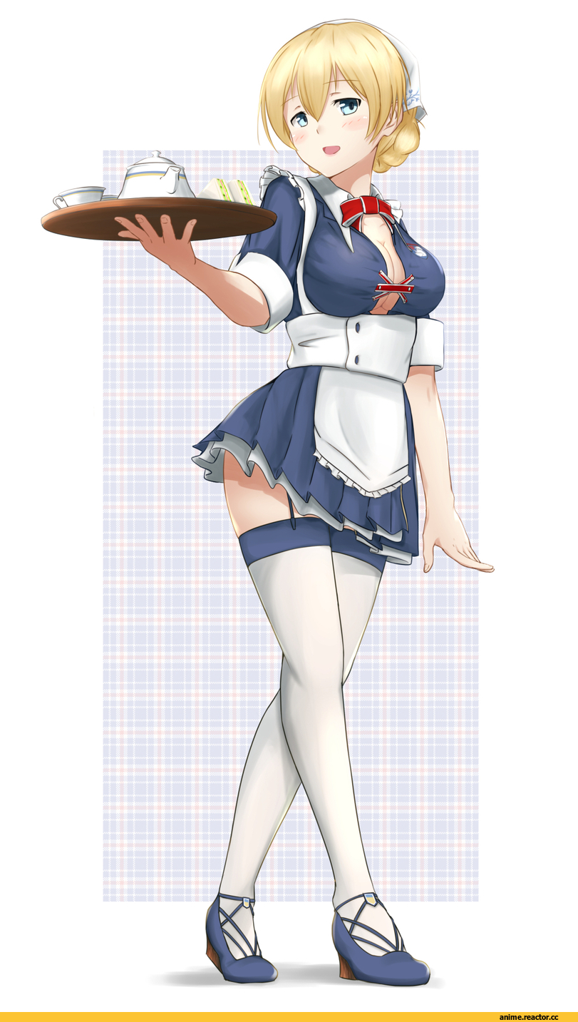 Girls und Panzer, Darjeeling, orange (sal1014), Maid, Anime