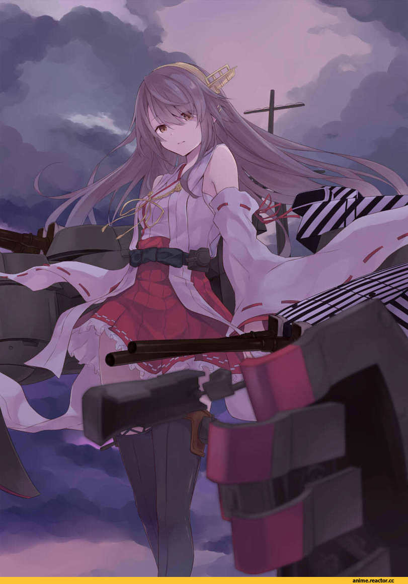 Haruna (Kantai Collection), Kantai Collection, azuuru (azure0608), Anime