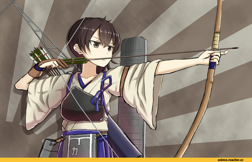 Kaga (Kantai Collection), Kantai Collection, Anime Art, rabochicken, Anime
