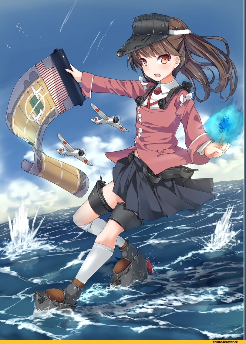 Ryuujou, Kantai Collection, BonKiru, Anime Art, Anime
