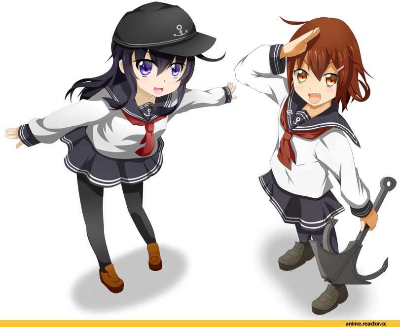 Anime Art, j-rakan, Kantai Collection, Akatsuki, ikazuchi (kantai collection), Anime