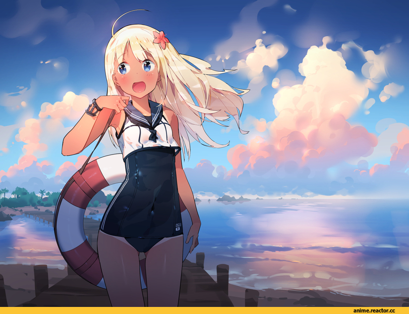 ddal, Anime Art, Ro-500 (Kantai Collection), Kantai Collection, Anime