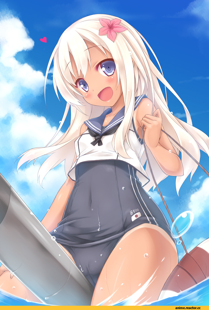 Anime Art, Ryo, Kantai Collection, Ro-500 (Kantai Collection), Anime