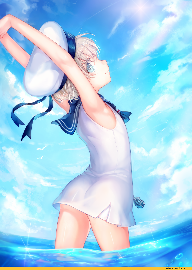 Anime Art, shigaraki (strobe blue), Kantai Collection, Z1 Leberecht Maass (Kantai Collection), Anime