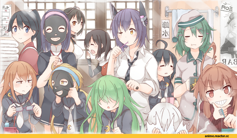 Ido (Teketeke), tenryuu (kantai collection), Nagato (Kantai Collection), tatsuta (kantai collection), Houshou (Kantai Collection), Sendai (Kantai Collection), Prinz Eugen (Kantai Collection), Kiso, Kuma (Kantai Collection), Satsuki (Kantai Collection), Anime, Kantai Collection, Mikazuki (Kantai Collection), Kikuzuki, Nagatsuki, Mochizuki (Kantai Collection)