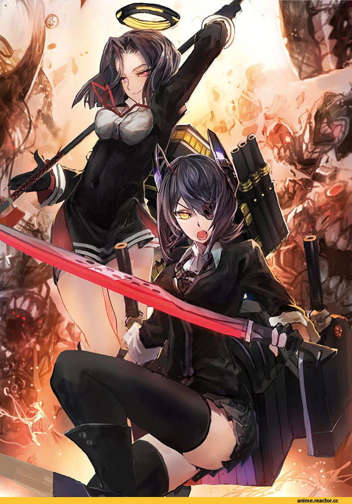 makai no juumin, Anime Art, Tatsuta, Kantai Collection, Tenryuu, Anime