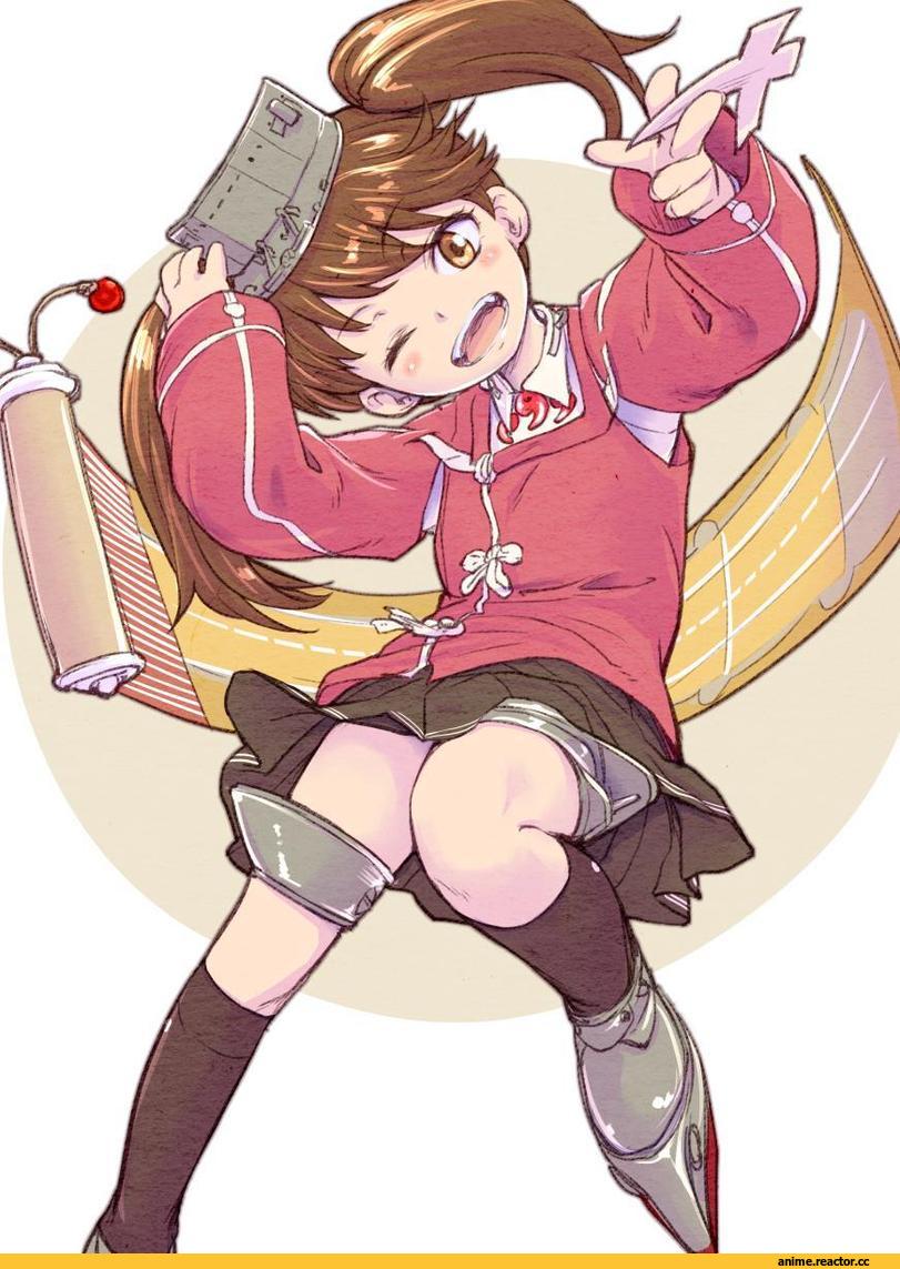 Kantai Collection, Ryuujou, nujima, Anime
