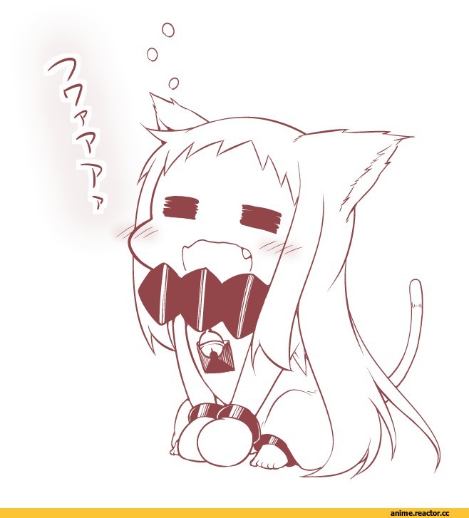 yamato nadeshiko, Northern Ocean Hime, Kantai Collection, Monochrome (Anime), Anime Art, nekomimi, Animal Ears, Anime