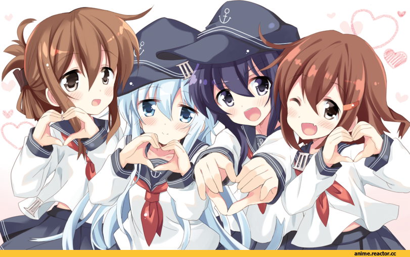 Hibiki (Kantai Collection), Kantai Collection, akatsuki (kantai collection), Inazuma (Kantai Collection), ikazuchi (kantai collection), hizuki yayoi, Anime