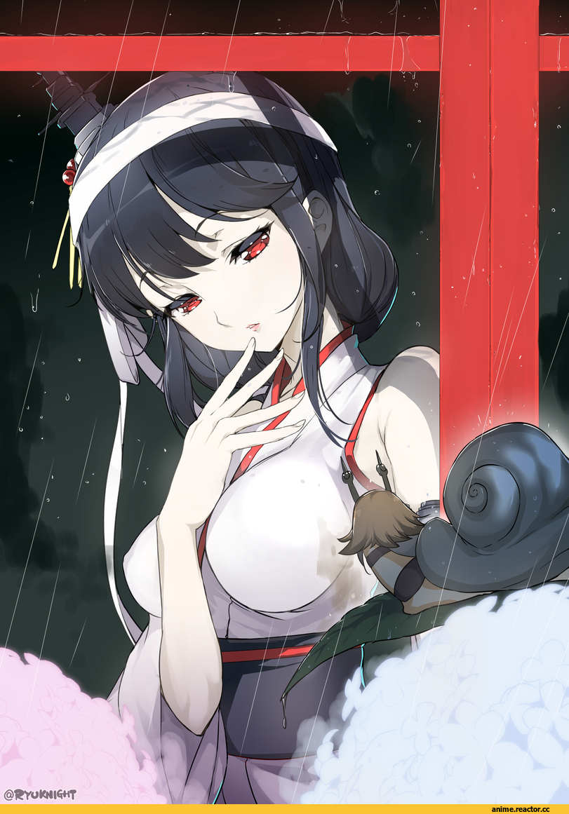 naitou ryuu, Mutsu (Kantai Collection), Kantai Collection, Yamashiro, Anime