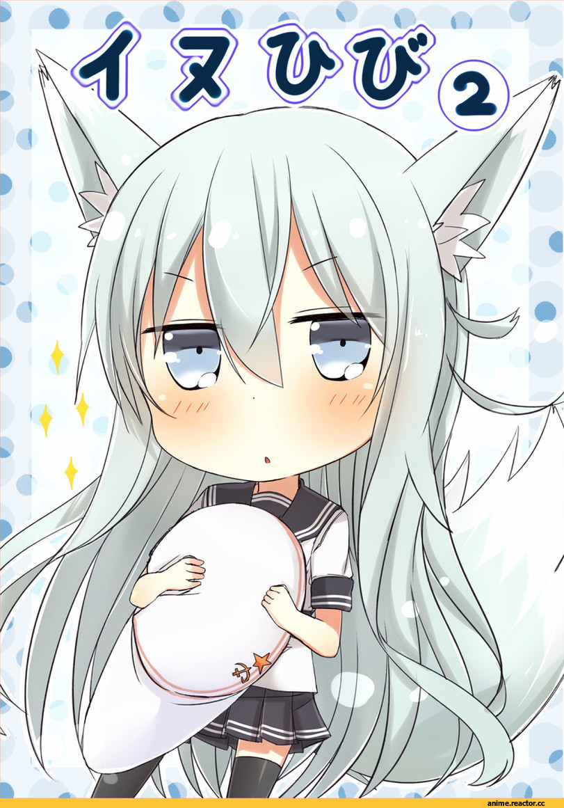 Hibiki (Kantai Collection), Kantai Collection, Animal Ears, nonono (basasi21), verniy (kantai collection), Kitsune, Anime