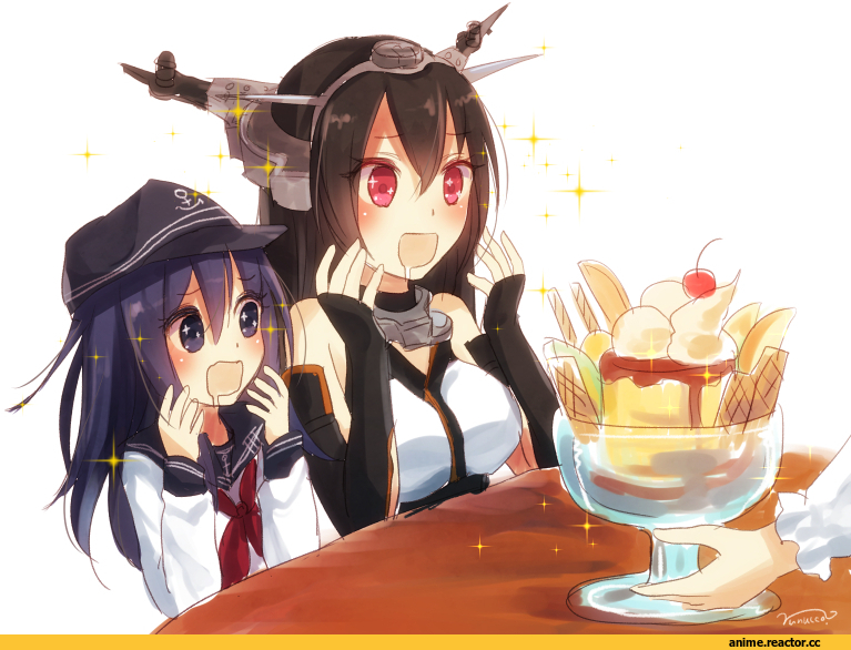 Kantai Collection, akatsuki (kantai collection), Nagato (Kantai Collection), Anime Art, Nunucco, Anime