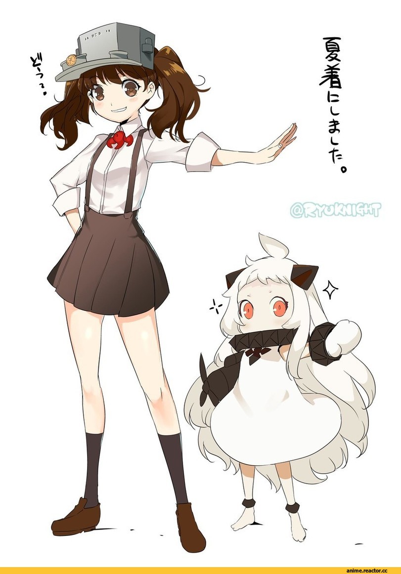 Northern Ocean Hime, Kantai Collection, ryuujou (kantai collection), naitou ryuu, Anime
