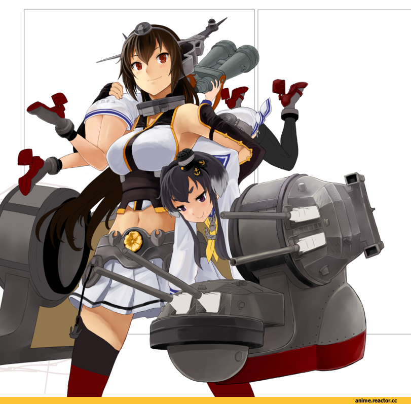 Nagato (Kantai Collection), Kantai Collection, Tokitsukaze (Kantai Collection), Yukikaze (Kantai Collection), watanore, Anime