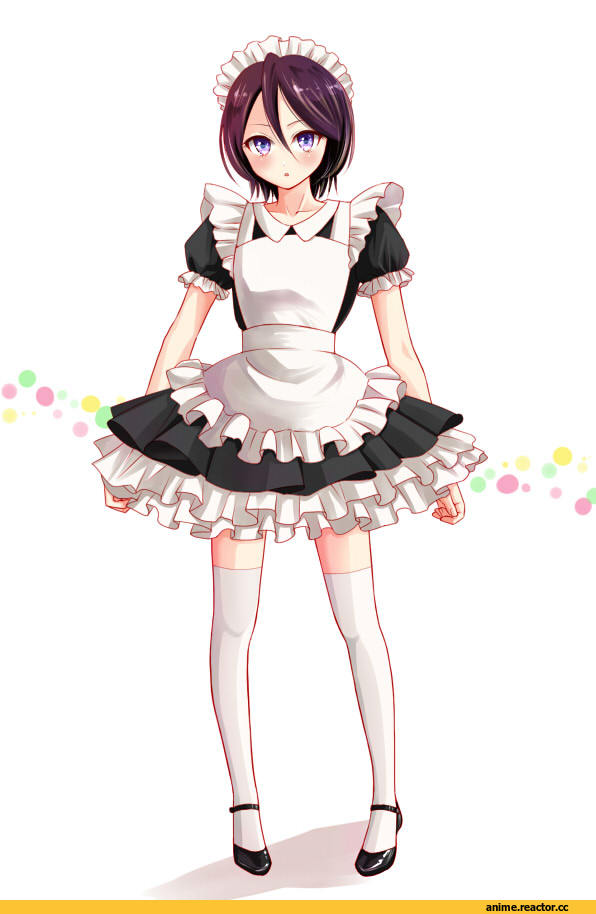 Bleach, Kuchiki Rukia, u0709, Anime Art, Maid, Anime