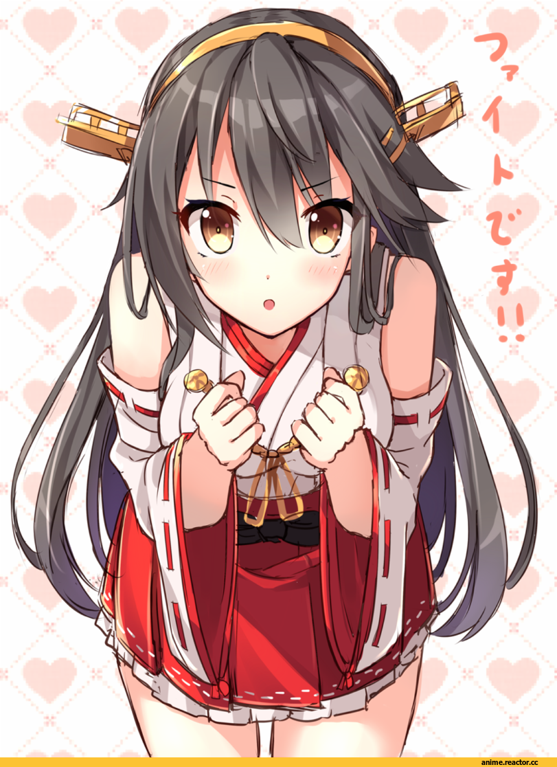 Nikkunemu, Anime Art, Haruna (Kantai Collection), Kantai Collection, Anime