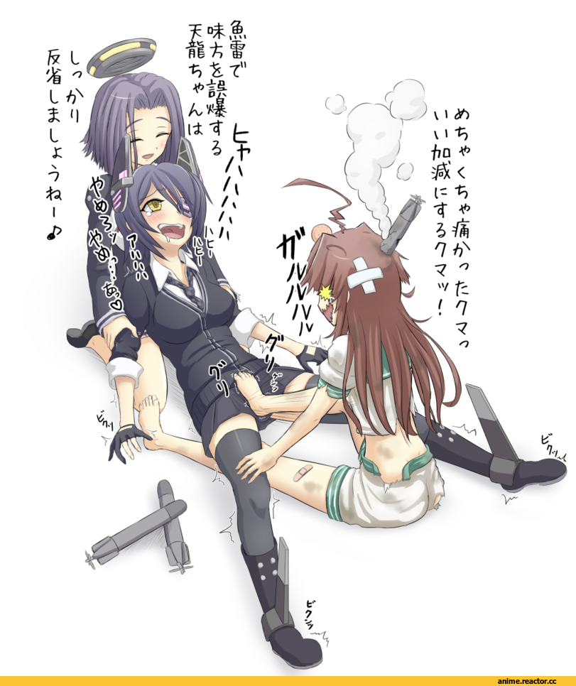 tenryuu (kantai collection), Kantai Collection, tatsuta (kantai collection), Kuma (Kantai Collection), Anime