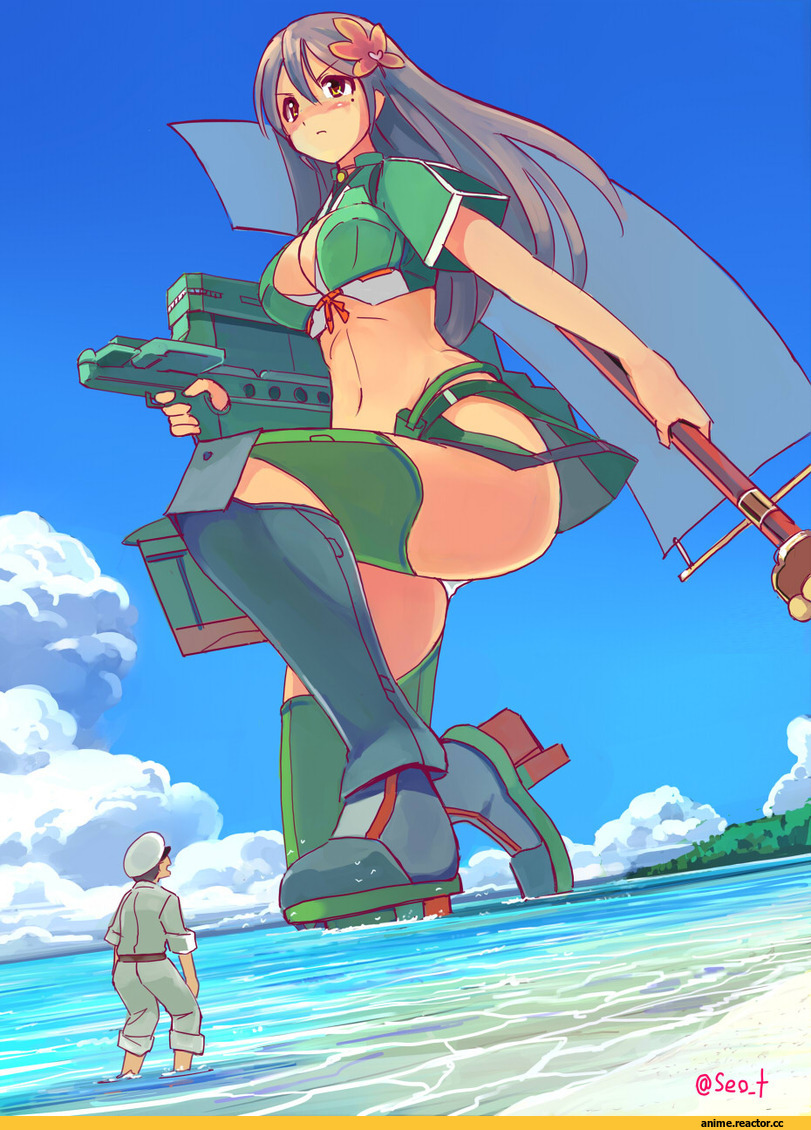 Amagi (Kantai Collection), Kantai Collection, Admiral (Kantai Collection), Anime Art, seo tatsuya, Anime