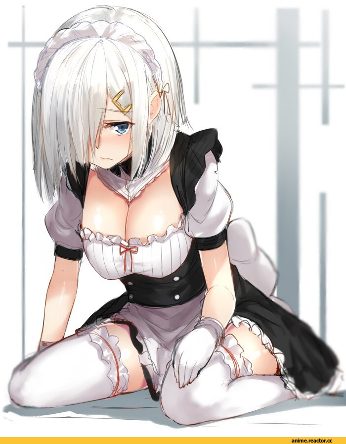 Isshiki (Ffmania7), Anime Art, Hamakaze (Kantai Collection), Kantai Collection, Maid, Anime