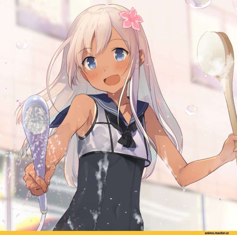 Anime Art, akinashi yuu, Kantai Collection, Ro-500 (Kantai Collection), Anime