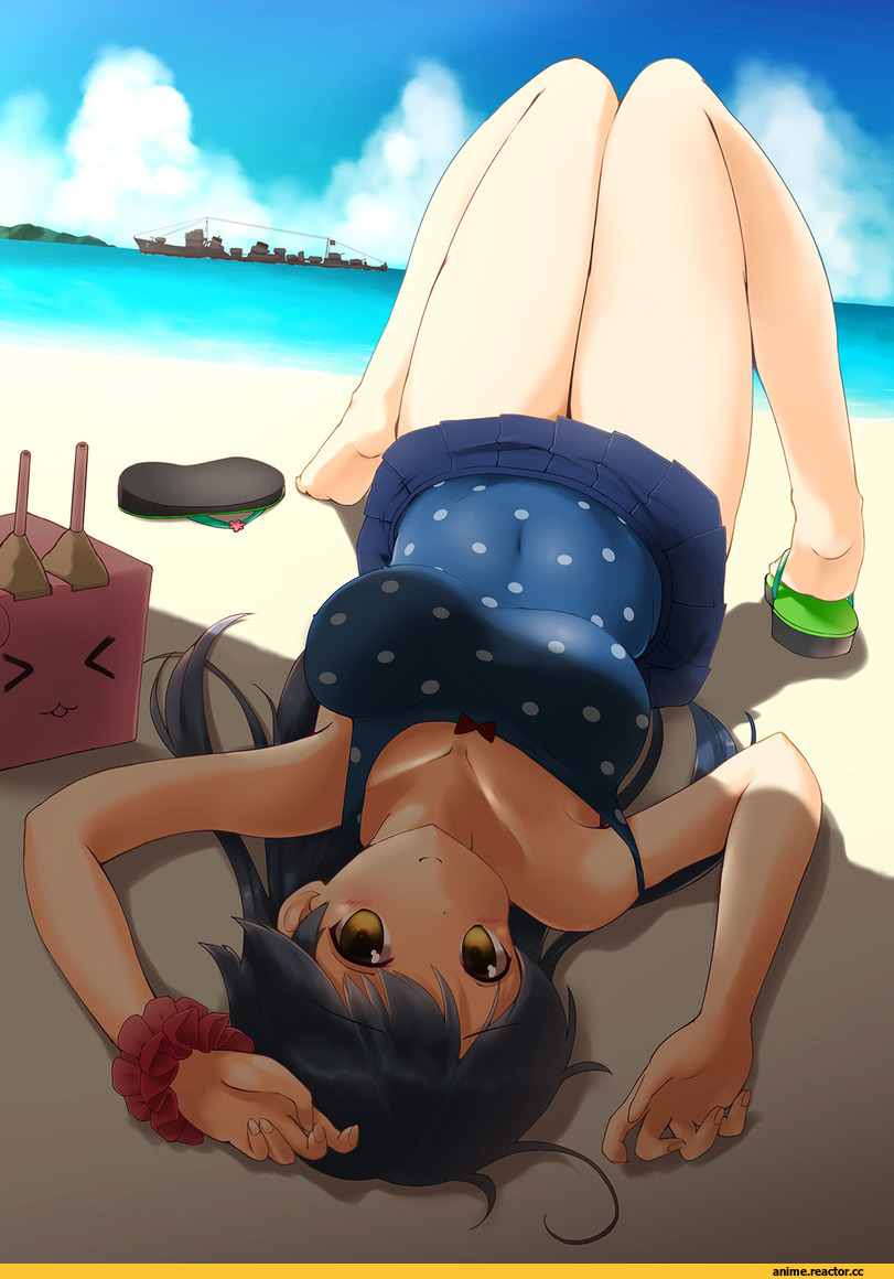 Anime Art, asahi (ge nyu), Kantai Collection, Ushio (Kantai Collection), Anime