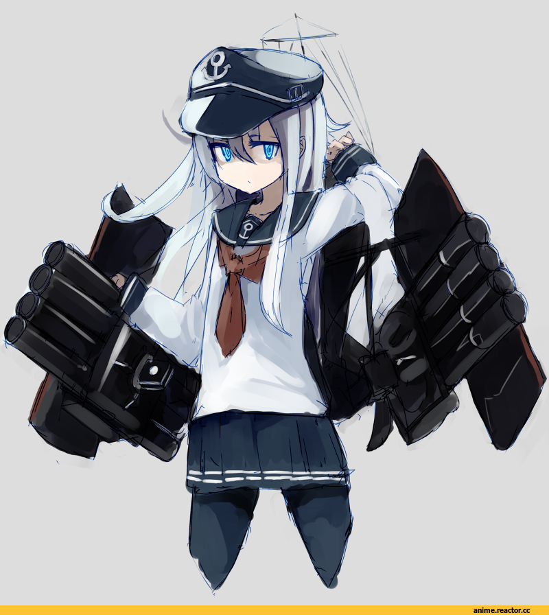 hizakozouzu, Hibiki (Kantai Collection), Kantai Collection, Anime