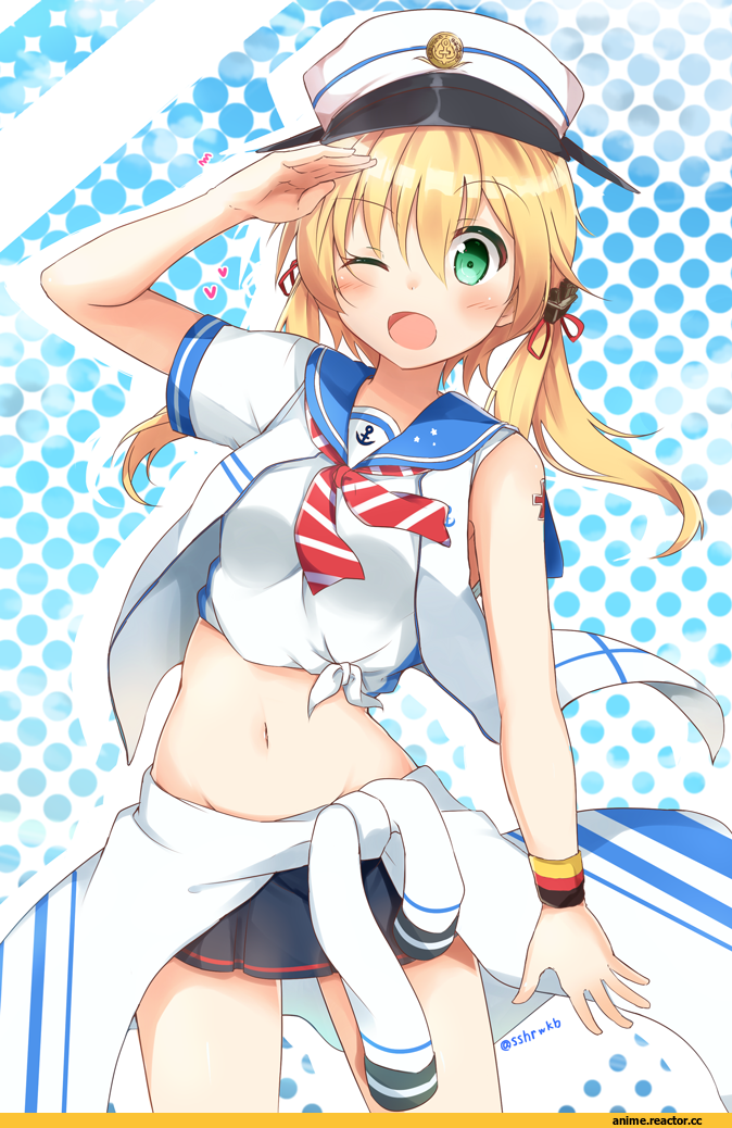 sasahara wakaba, Prinz Eugen (Kantai Collection), Kantai Collection, Anime