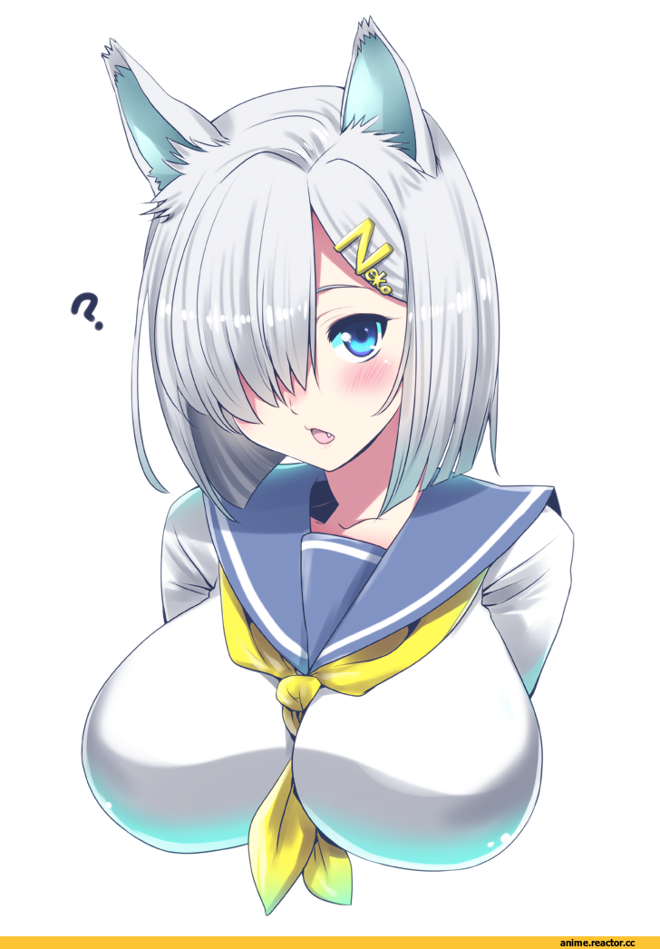 perepere-kun, Hamakaze (Kantai Collection), Kantai Collection, Animal Ears, Anime