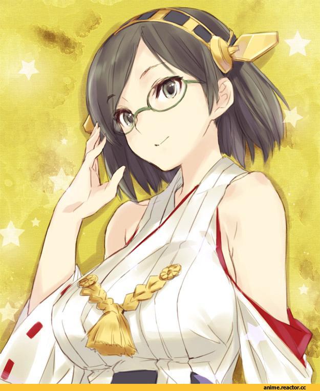 Kirishima (Kantai Collection), Kantai Collection, Kawata Hisashi, Anime Art, Megane, Anime