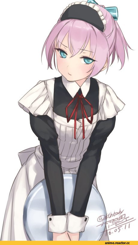 Rokuwata Tomoe, Anime Art, Shiranui (Kantai Collection), Kantai Collection, Chikuma (Kantai Collection), Maid, Anime