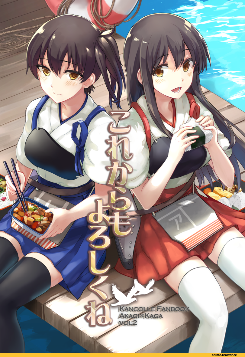 tendou itsuki, Akagi (Kantai Collection), Kantai Collection, Kaga (Kantai Collection), Anime