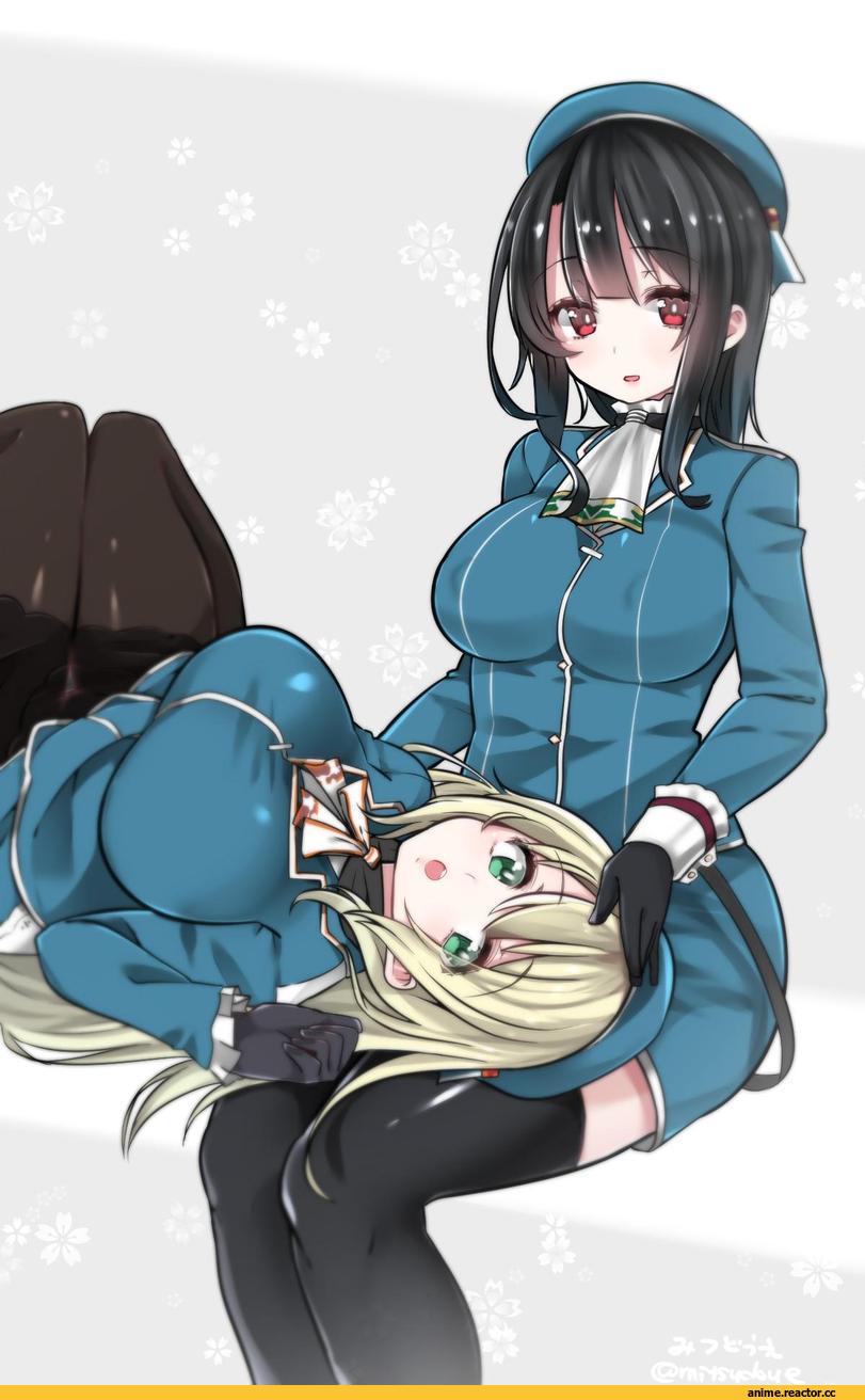 mitsudoue, Atago (Kantai Collection), Kantai Collection, Takao (Kantai Collection), Anime