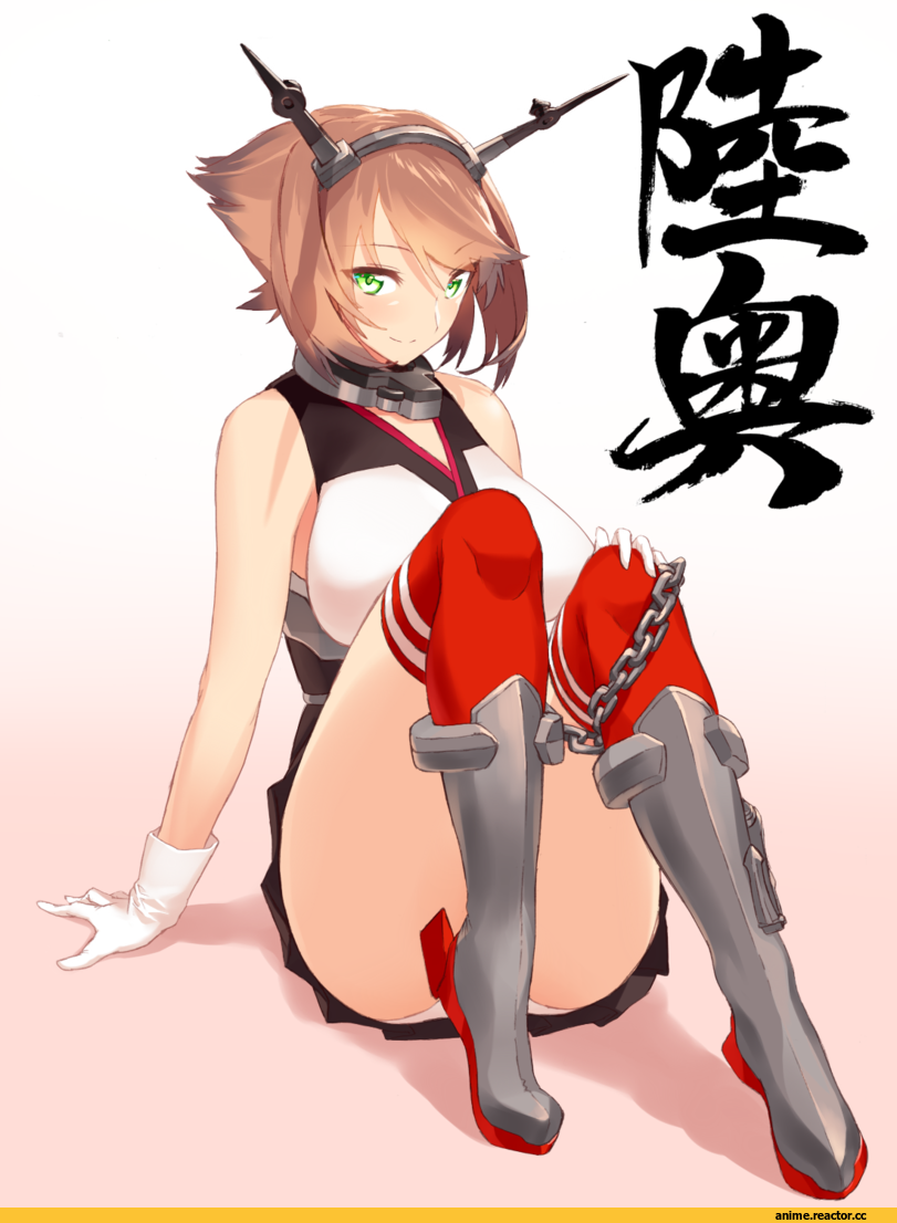 blew andwhite, Mutsu (Kantai Collection), Kantai Collection, Anime