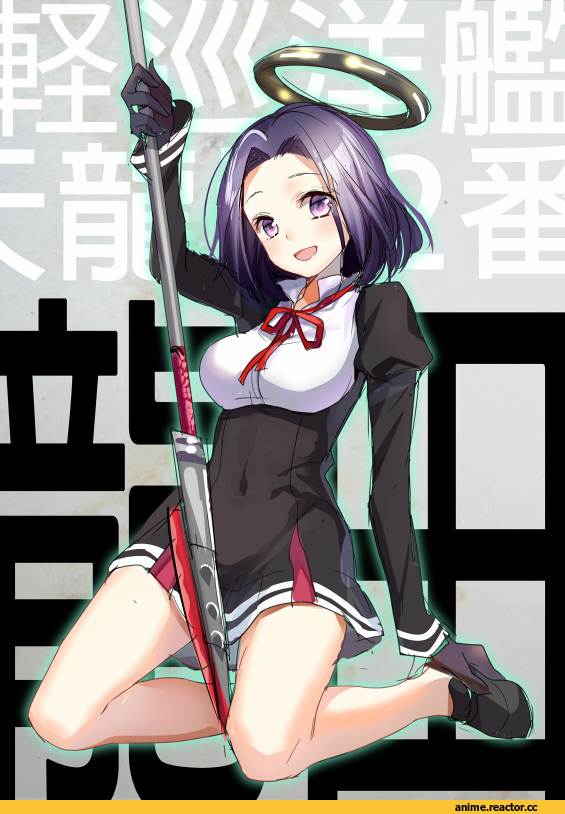 Tatsuta, Kantai Collection, Anime Art, yunkel (zeijaku mental), Anime