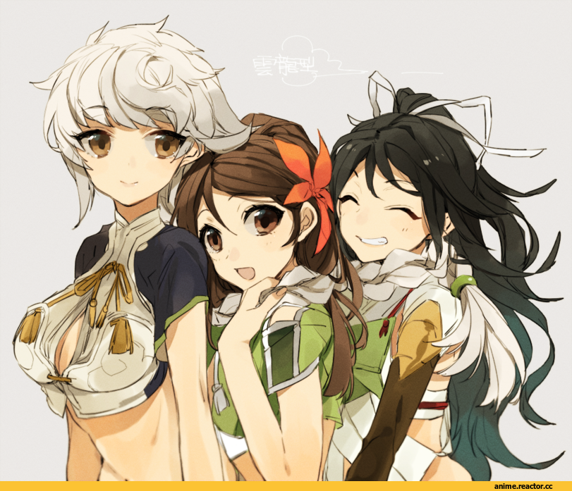 Amagi (Kantai Collection), Kantai Collection, Katsuragi (Kantai Collection), Unryuu (Kantai Collection), hita (hitapita), Anime