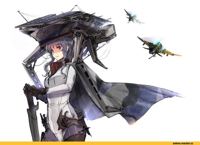 AkasaAi, Wo-Class Aircraft Carrier , Kantai Collection, Anime