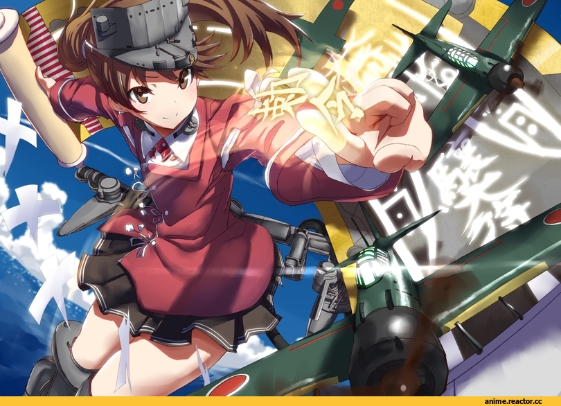 Ryuujou, Kantai Collection, Anime Art, Tsuuhan, Anime