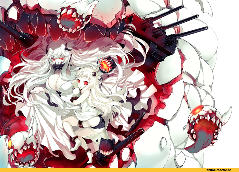 Northern Ocean Hime, Kantai Collection, Midway Hime, Anime Art, yuunagi (seventh heaven), Anime