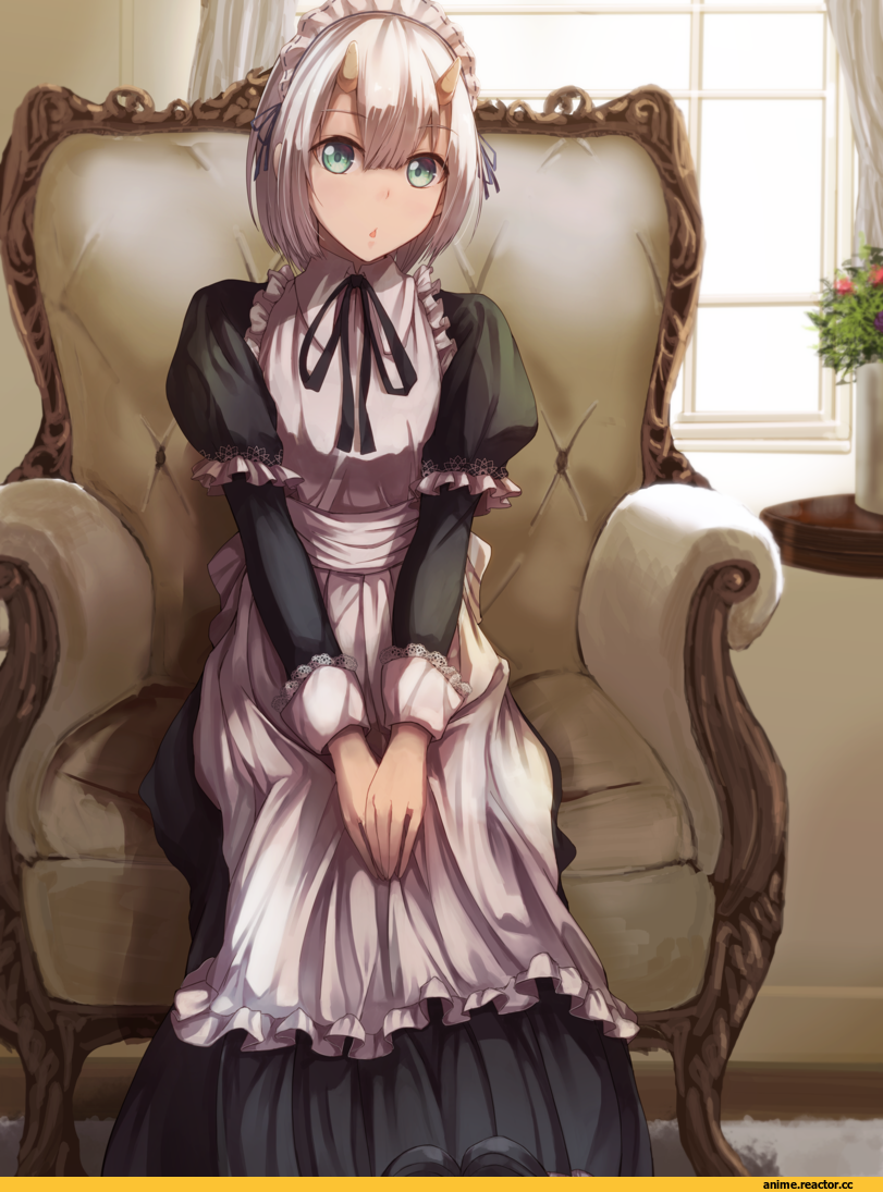 AO, Anime Art, konkito, Maid, Anime