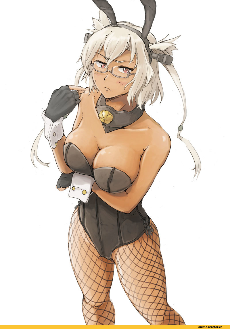 vent arbre, Musashi (Kantai Collection), Kantai Collection, Megane, Usagimimi, Animal Ears, Anime