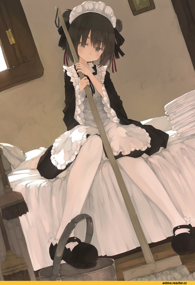 Anime Art, Anime Original, adachi jun, Maid, Anime