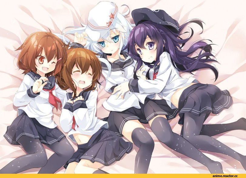 Hibiki (Kantai Collection), Kantai Collection, akatsuki (kantai collection), Inazuma (Kantai Collection), ikazuchi (kantai collection), verniy (kantai collection), Anime