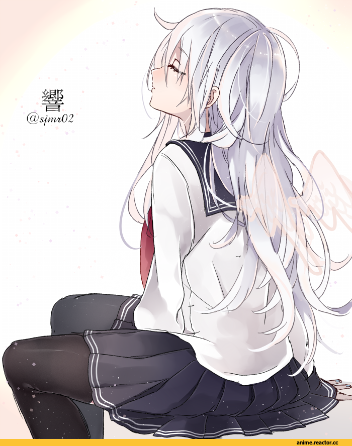shijima (sjmr02), akatsuki (kantai collection), Kantai Collection, Hibiki (Kantai Collection), Anime