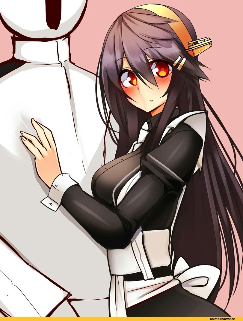 Tsukui Kachou, Anime Art, Admiral (Kantai Collection), Kantai Collection, Haruna (Kantai Collection), Maid, Anime