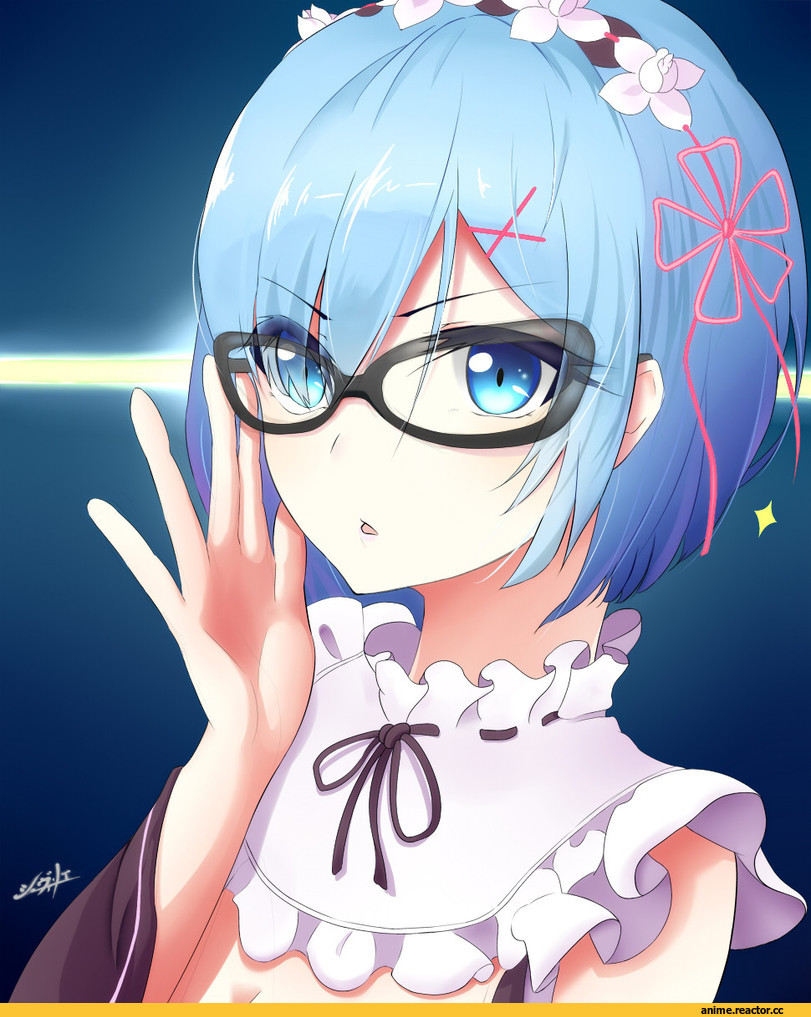 Re Zero Kara Hajimeru Isekai Seikatsu, Rem (re zero), Chevalier FF14, Megane, Anime