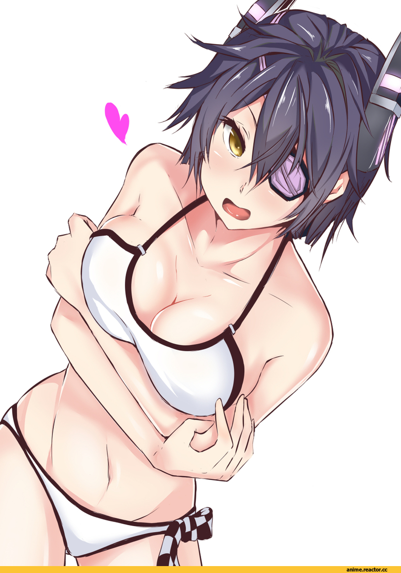 Kantai Collection, tenryuu (kantai collection), swimsuit, Anime