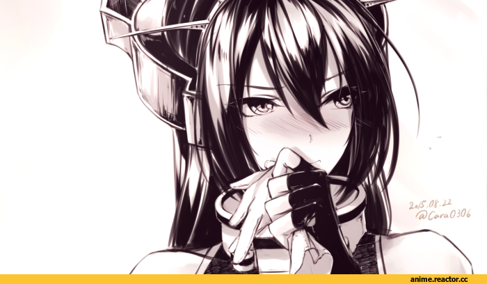 Mutsu, Kantai Collection, nagato, Monochrome (Anime), Anime Art, Anime