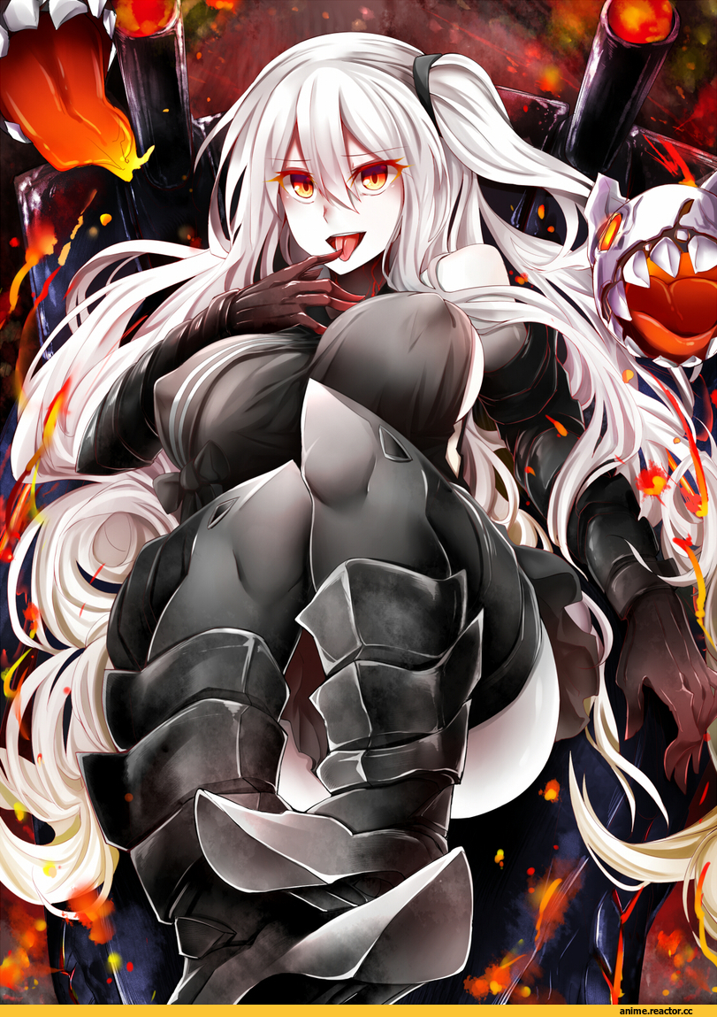 Aircraft Carrier Oni, Kantai Collection, Anime Art, ray83222, Shinkaisei-kan, Anime