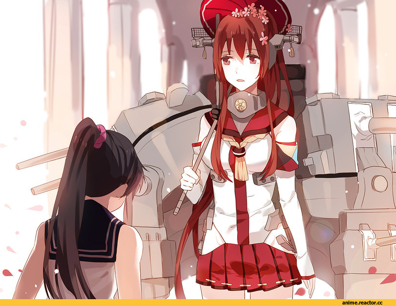 Yamato (Kantai Collection), Kantai Collection, red (girllove), yahagi (kantai collection), Anime